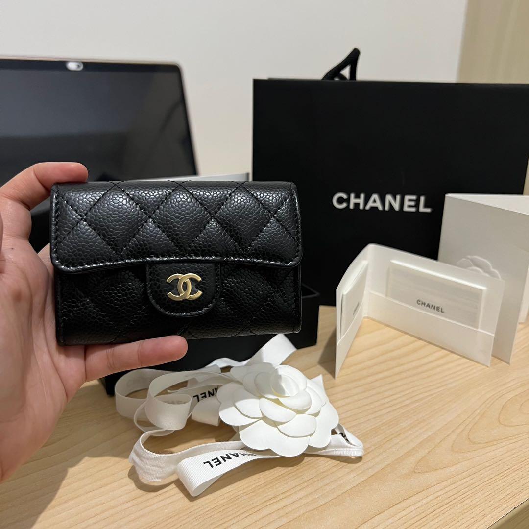 Chanel Card Holder Flap, Luxury, Bags & Wallets on Carousell