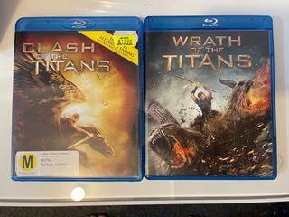 Clash of the Titans Wrath of the Titans Bluray Set