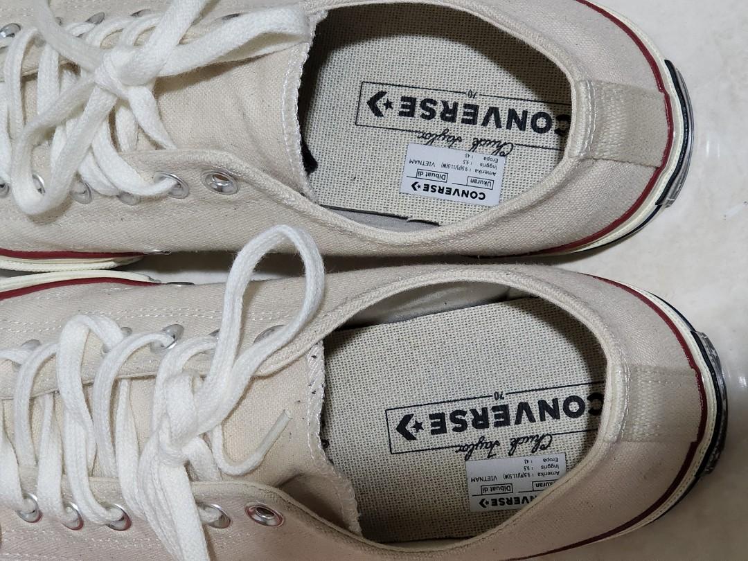 CONVERSE CHUCK TAYLOR 70S LOW PARCHMENT ORI PT MAP BONUS KAOS KAKI CONVERSE BARU