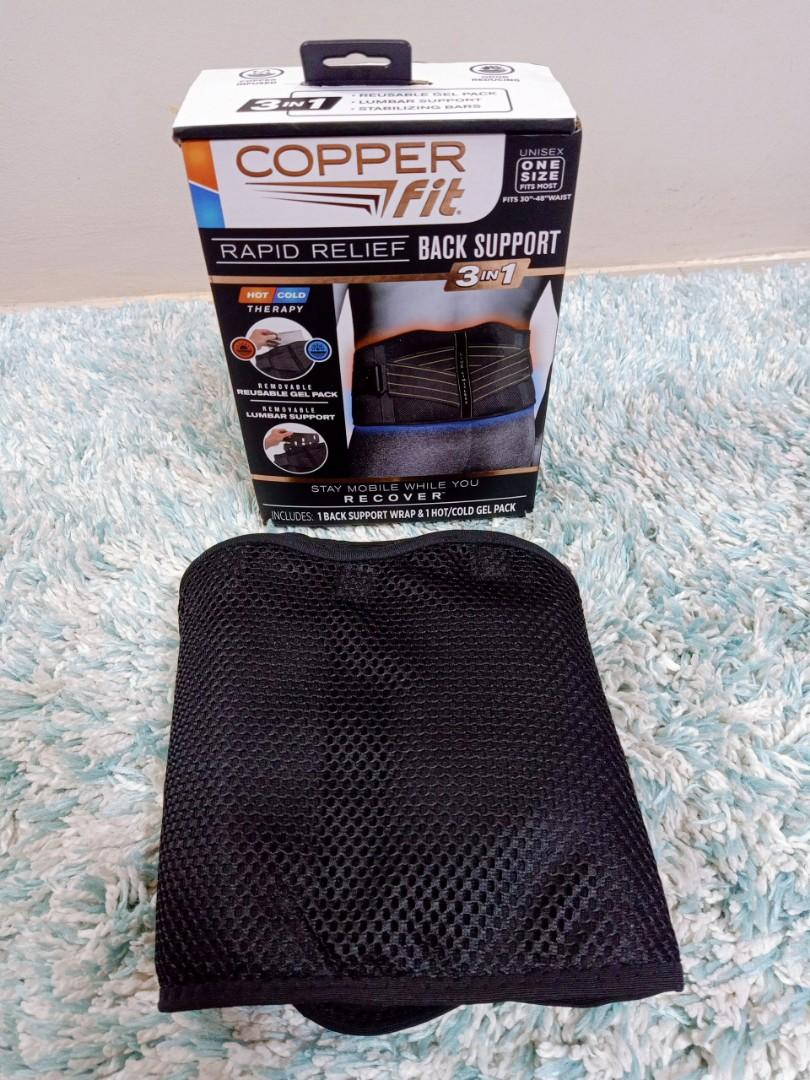 Copper Fit Rapid Relief Back Wrap, Health & Nutrition, Health