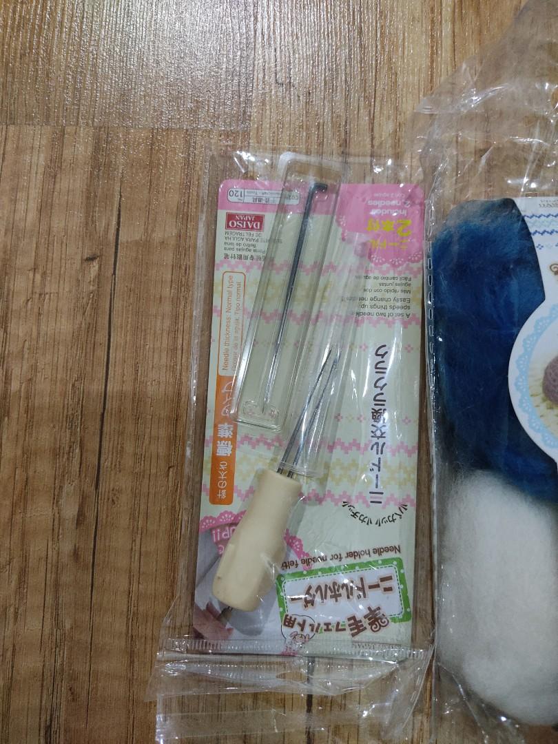 Daiso Felting Wool and Needle, Hobbies & Toys, Stationery & Craft