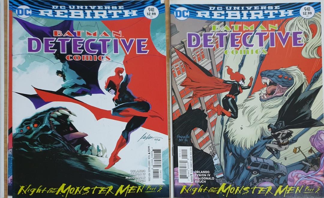 DCU Rebirth Batman Night of the Monster Men complete set + 1 variant,  Hobbies & Toys, Books & Magazines, Comics & Manga on Carousell