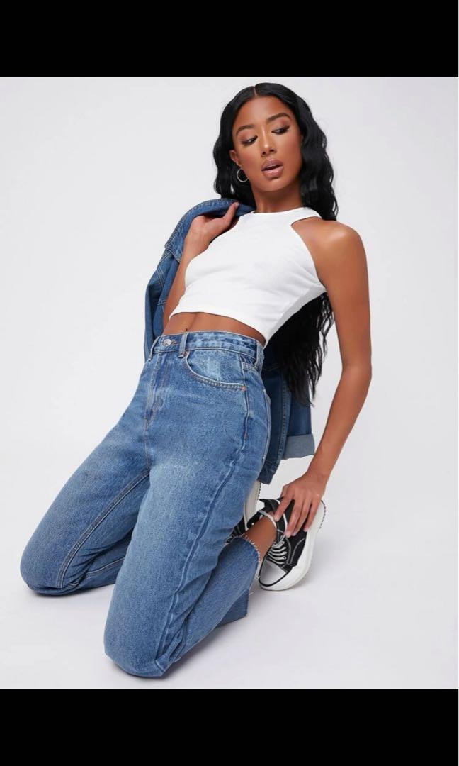 Cutting raw hem discount jeans