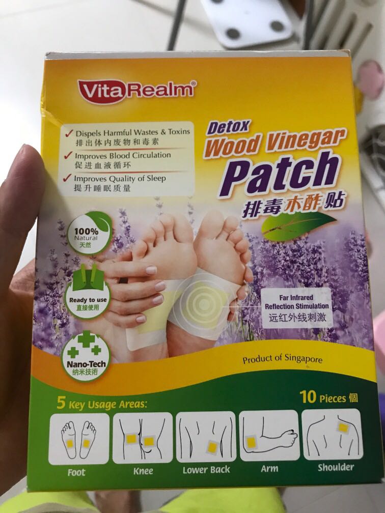 Detox Wood Vinegar Patch, Beauty & Personal Care, Bath & Body, Body