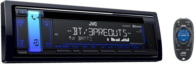 ELECTROVOX JVC KD-R991BT CD Receiver with Bluetooth(R) Wireless Technology&Front USB