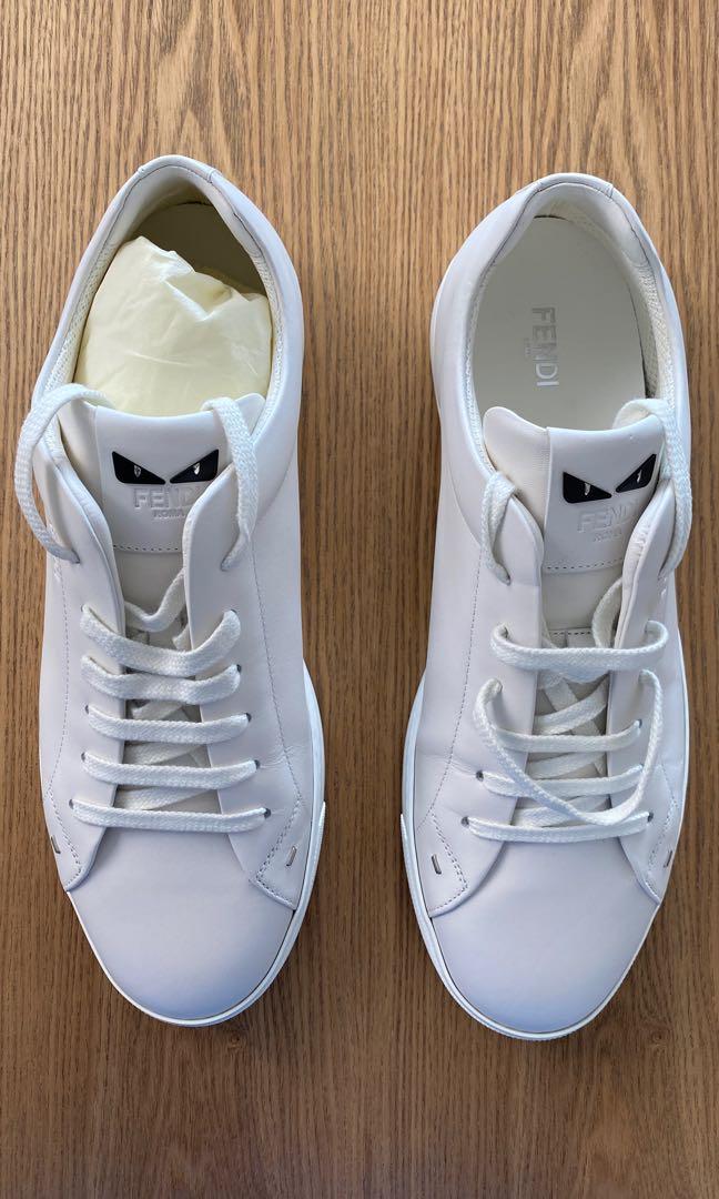 Fendi bag discount bugs sneakers white