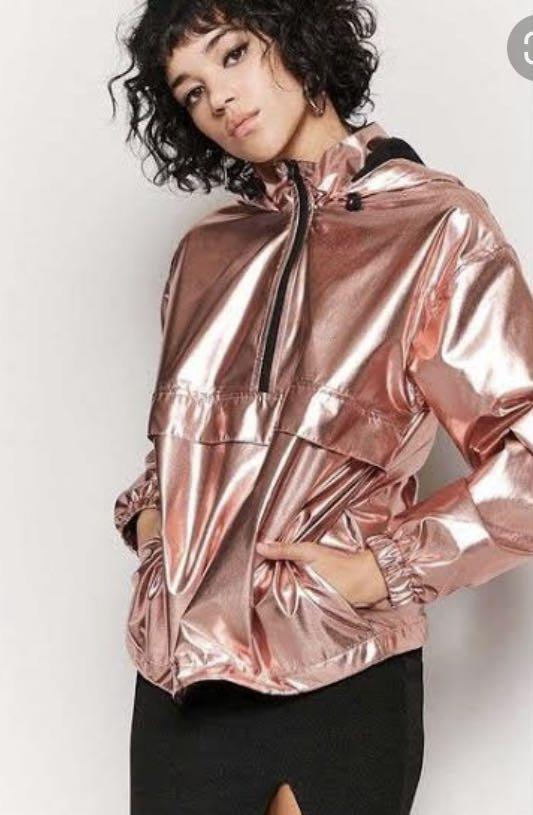 Metallic jacket forever 21 store
