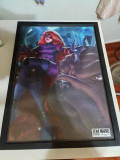 Framed XM Medusa art print