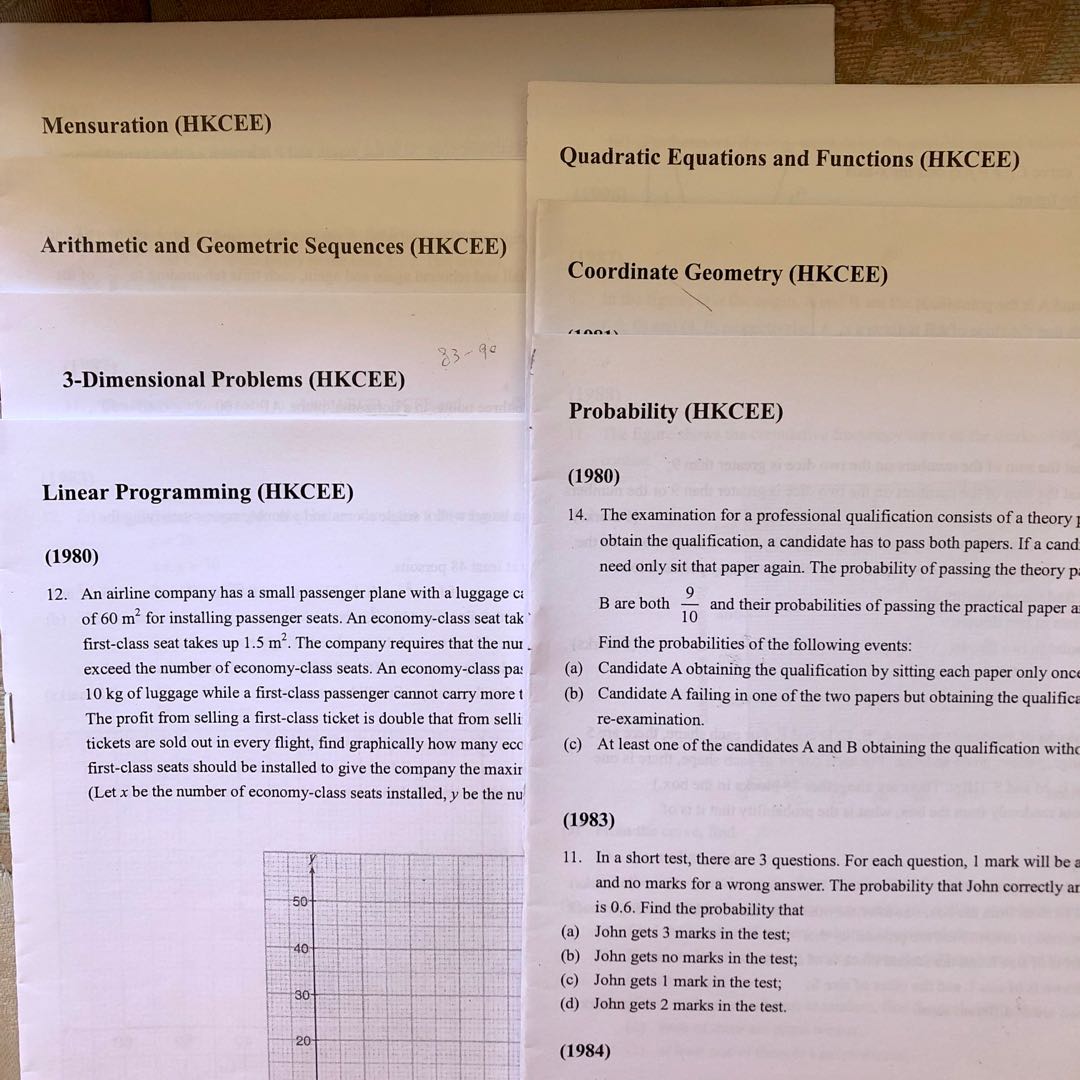 FREE HKDSE Maths Past Paper Carousell free hkdse maths past paper carousell