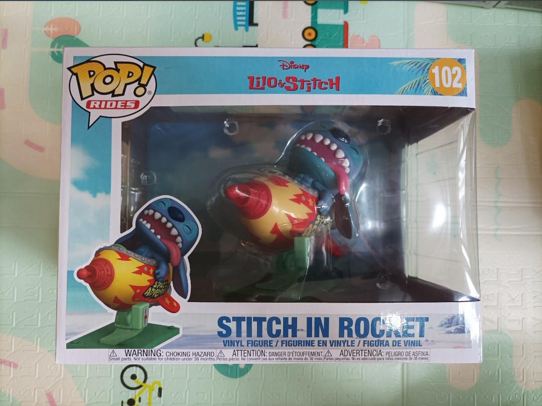 Funko POP! Rides: Lilo & Stitch- Stitch in Rocket Figure