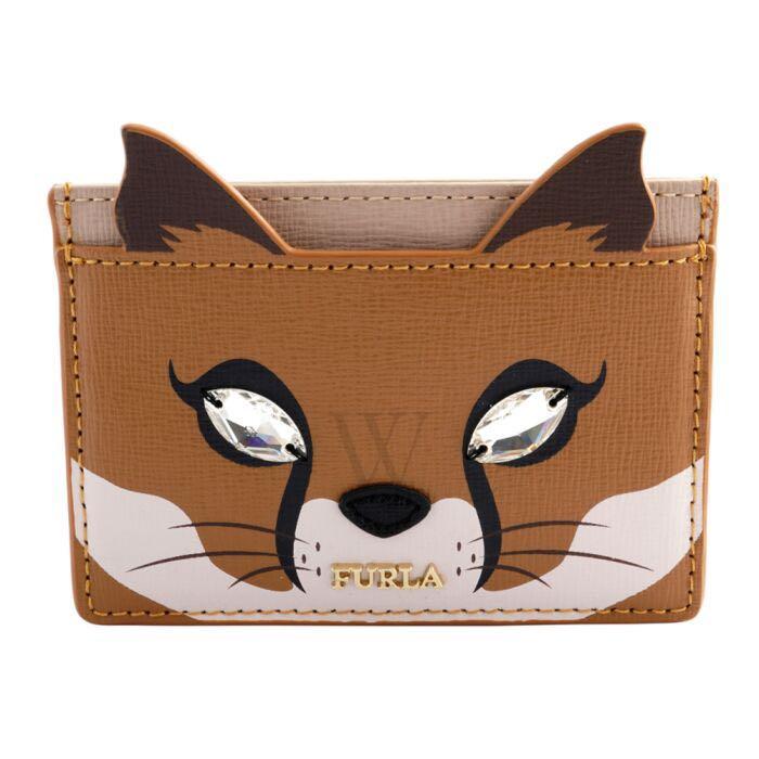 Furla Allegra S Fox Card Holder Women s Fashion Bags Wallets