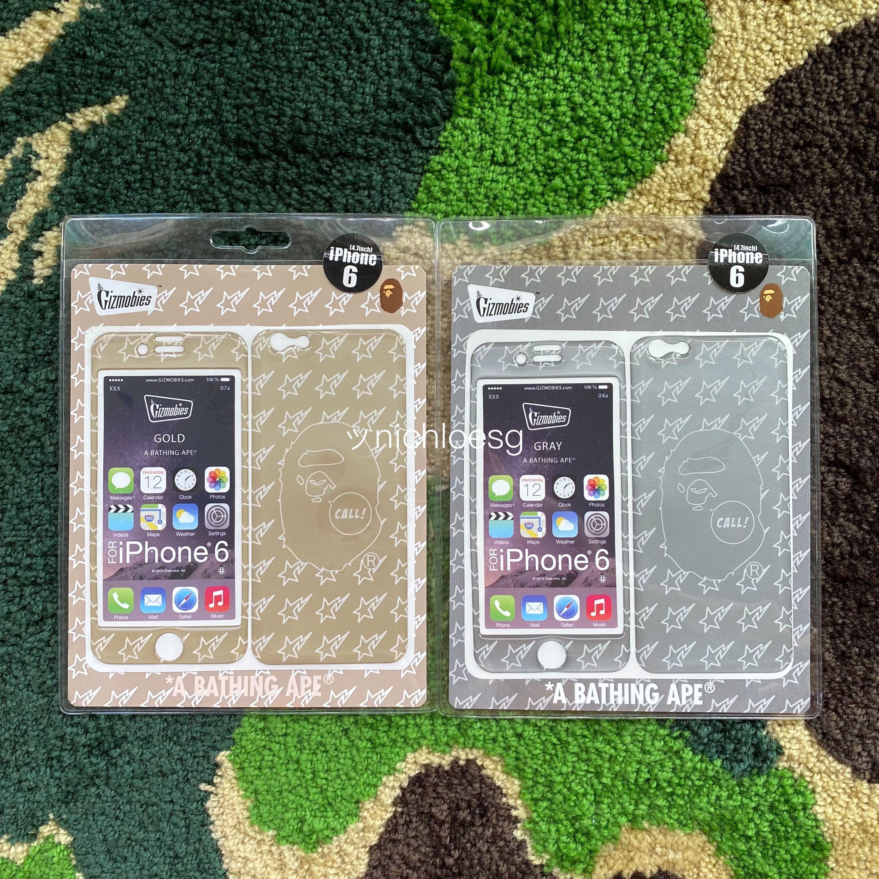 SALE INSTOCK BAPE X GIZMOBIES BAPESTA IPHONE 6 STICKER CASE