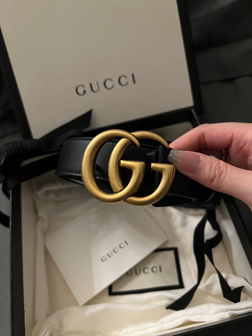 gucci belt double g silver