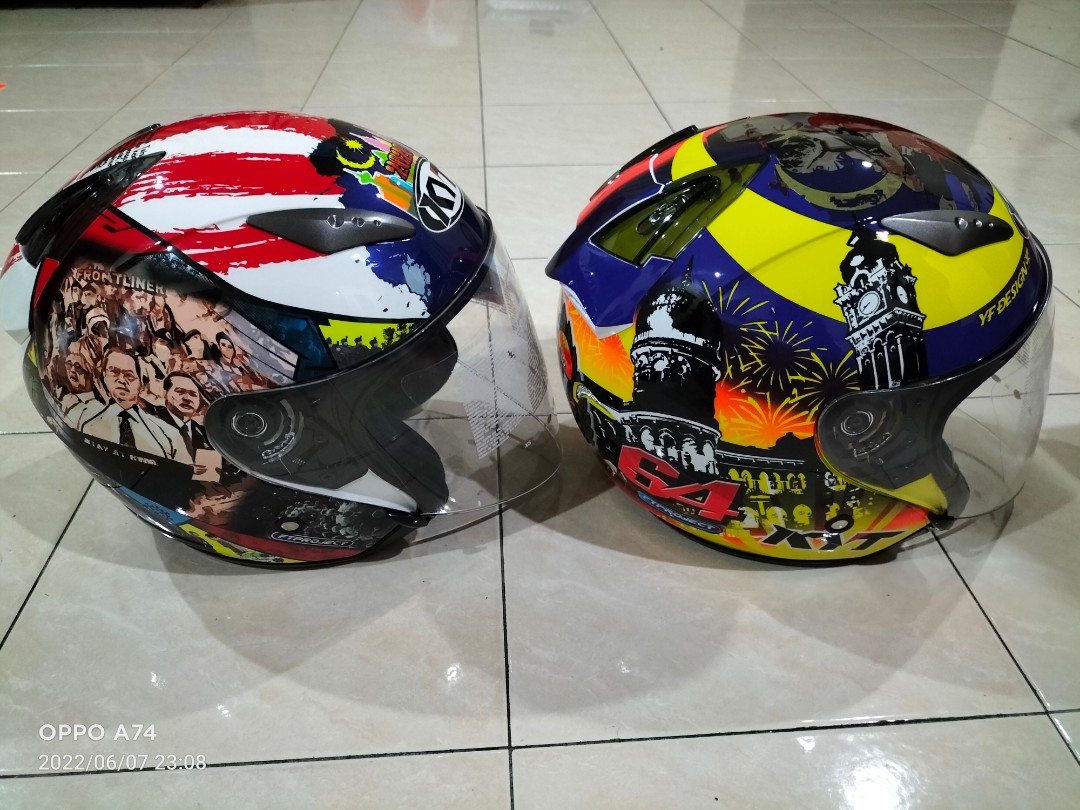 Helmet kyt merdeka 64, Auto Accessories on Carousell