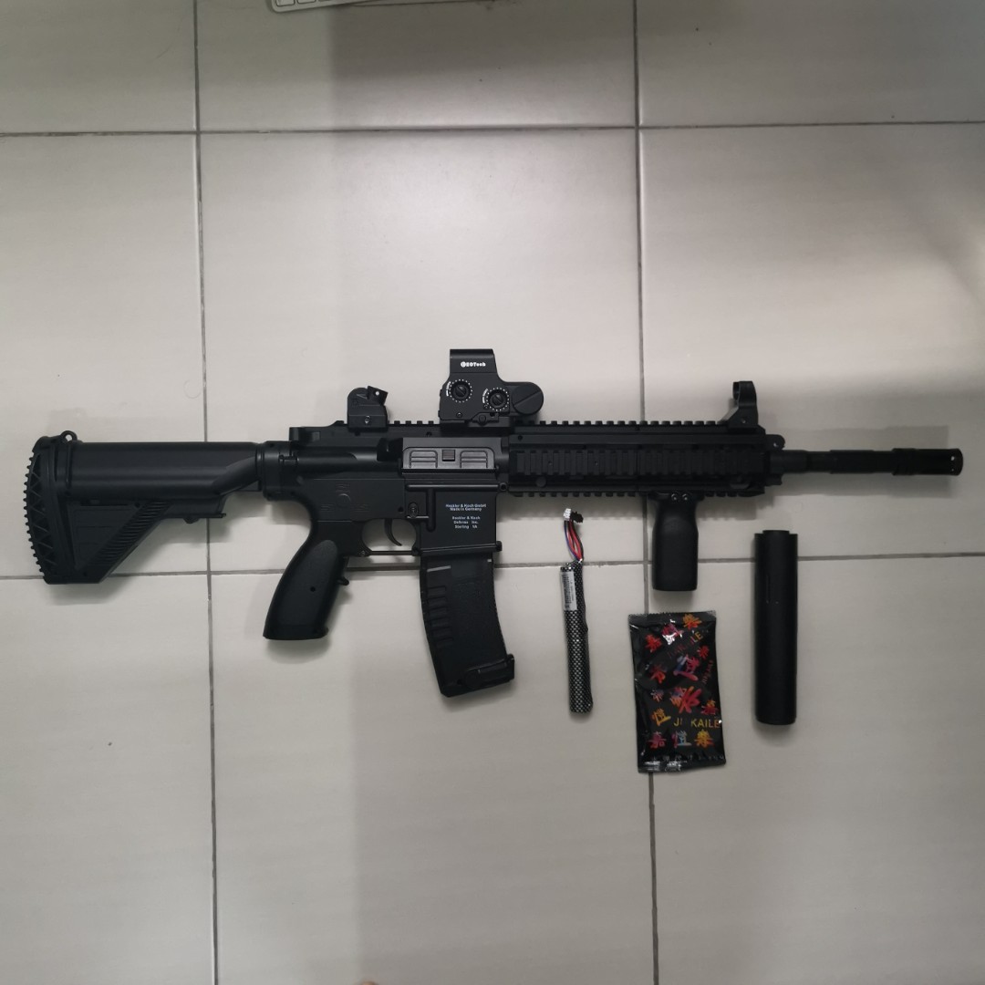 Feng Hia Sheng FJS HK416D V1 Water Gun Gel Blaster Toys, Hobbies & Toys