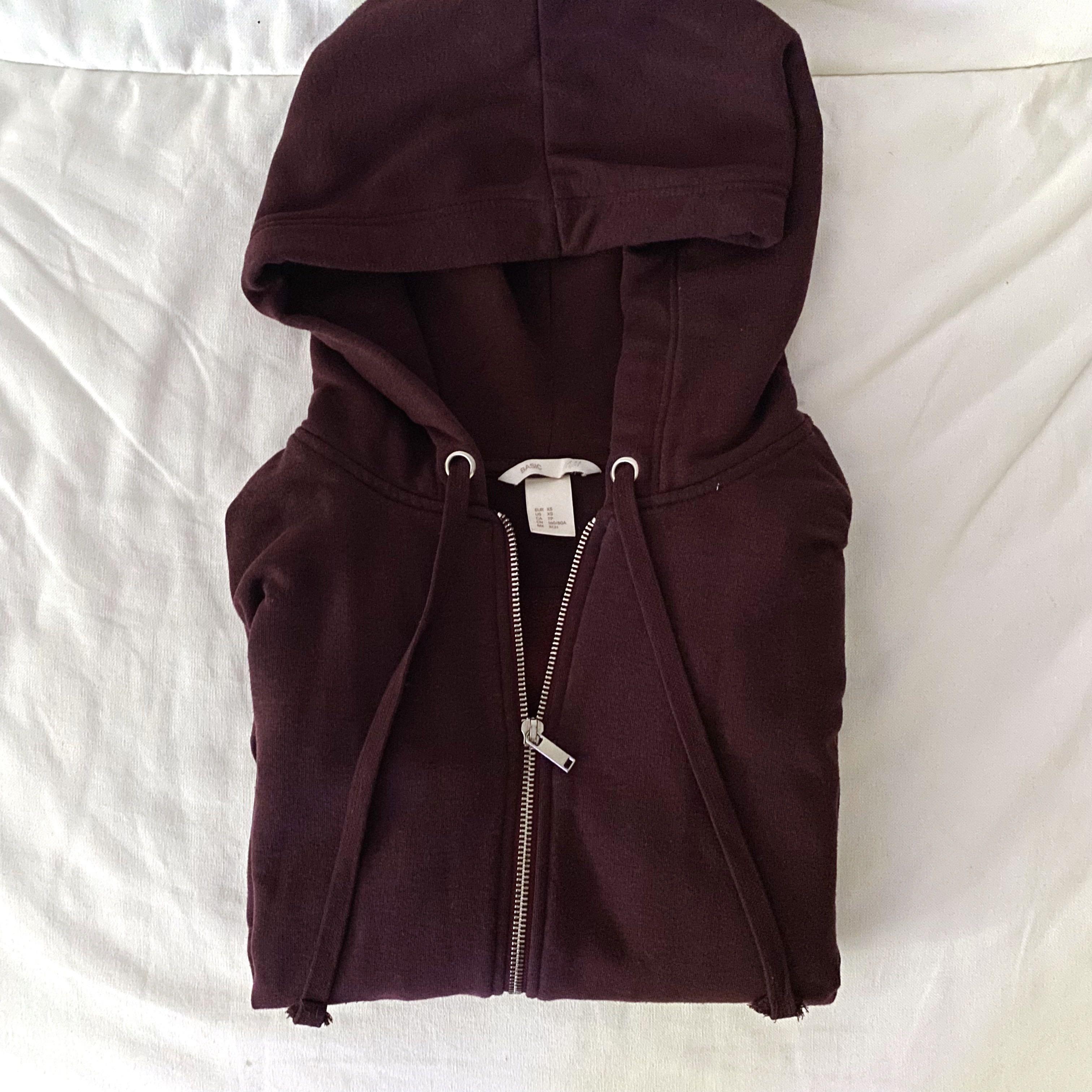 Maroon new arrivals jacket hoodie