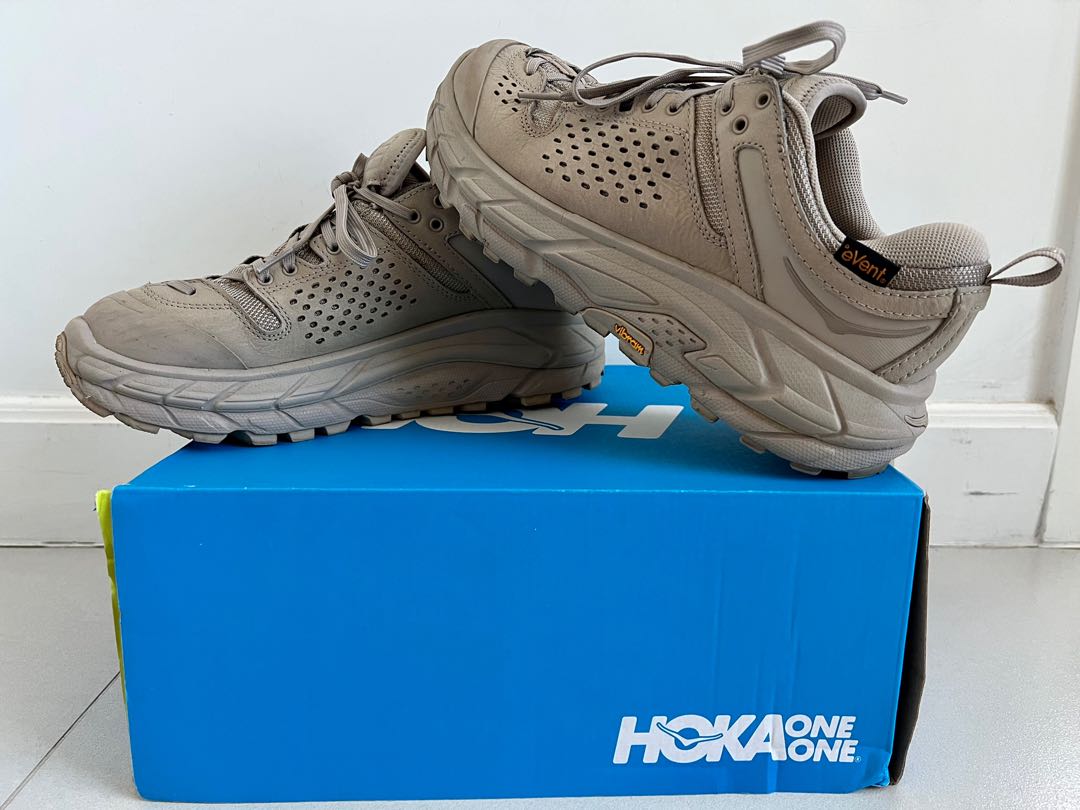 Hoka One One Tor Ultra Low Simply Taupe, 男裝, 鞋, 波鞋- Carousell