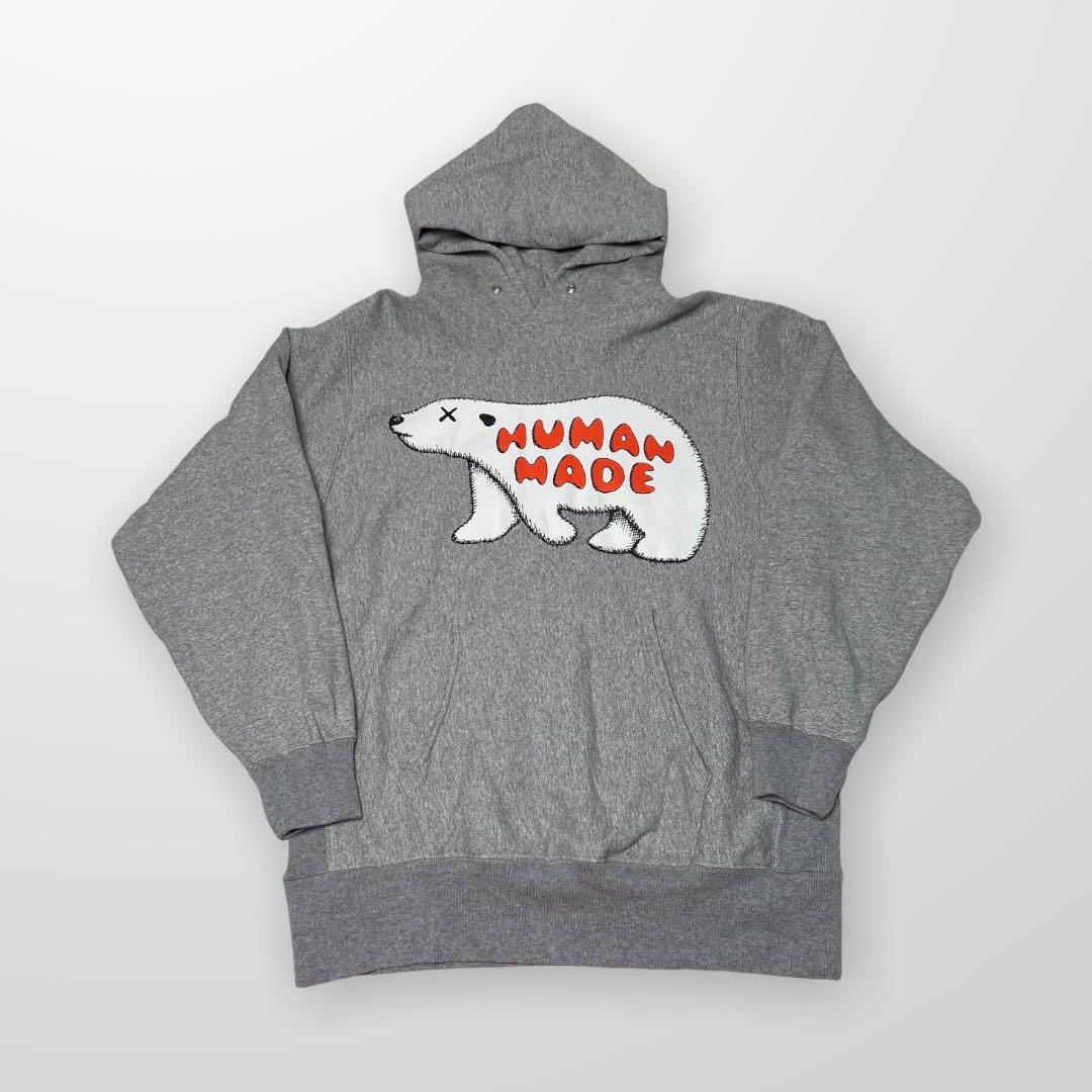 Human Made x Kaws Grey Hoodie