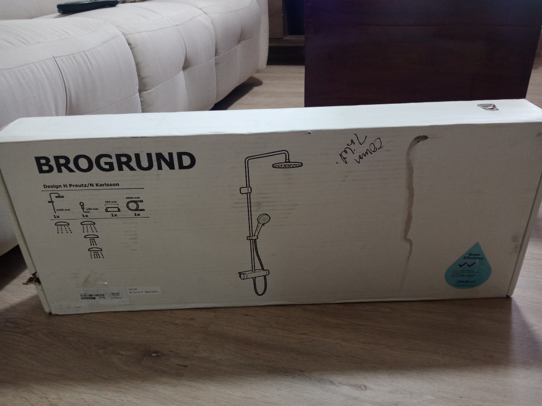 IKEA Brogrund shower kit, TV & Home Appliances, Water Heater & Instant