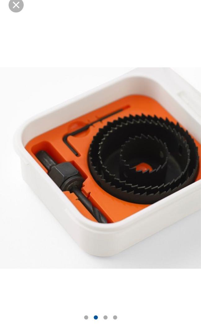 IKEA Fixa Hole Saw set (RTP7.90), Furniture & Home Living, Home Improvement & Organisation