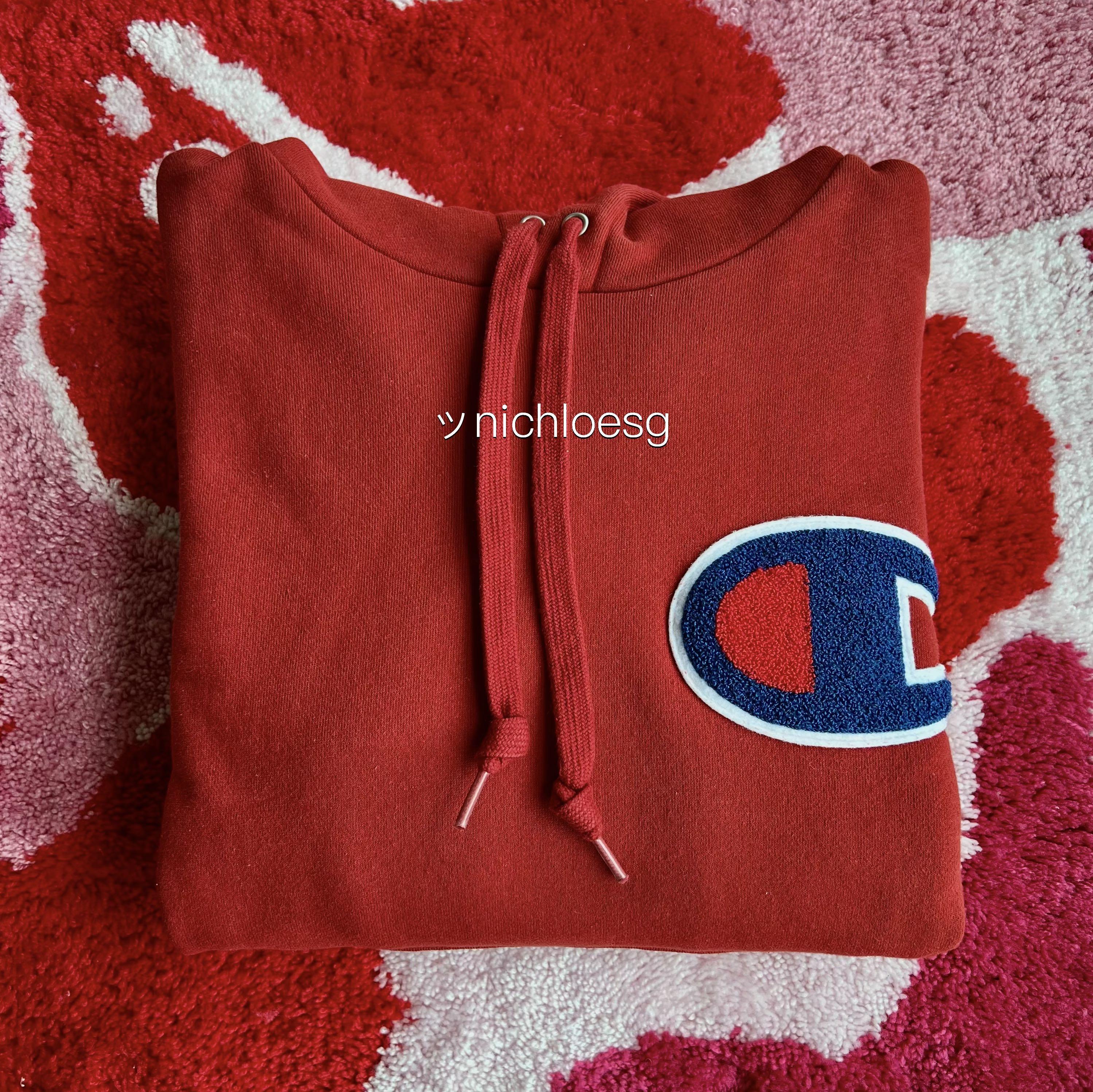 Men's champion discount logo pullover hoodie