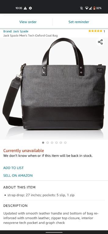 Jack Spade Tote bag Men s Fashion Bags Sling Bags on Carousell