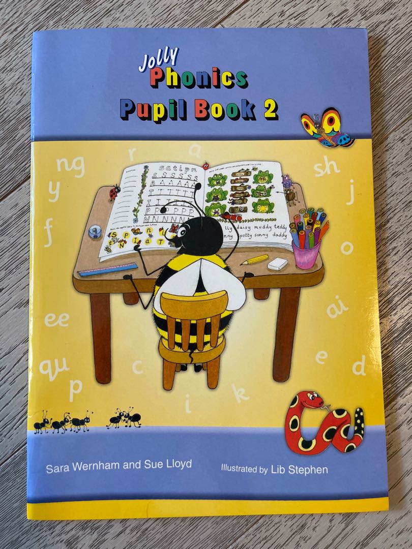 Jolly Phonics Pupil Book 2, 興趣及遊戲, 書本 & 文具, 兒童書籍 - Carousell