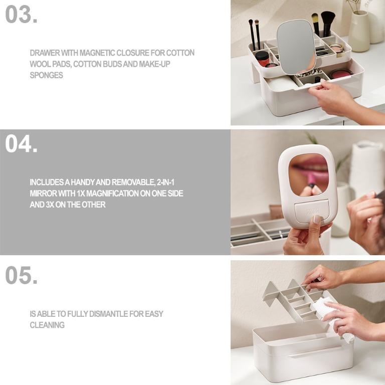 JOSEPH JOSEPH Viva Large Makeup / Cosmetic Organiser / Container / Box