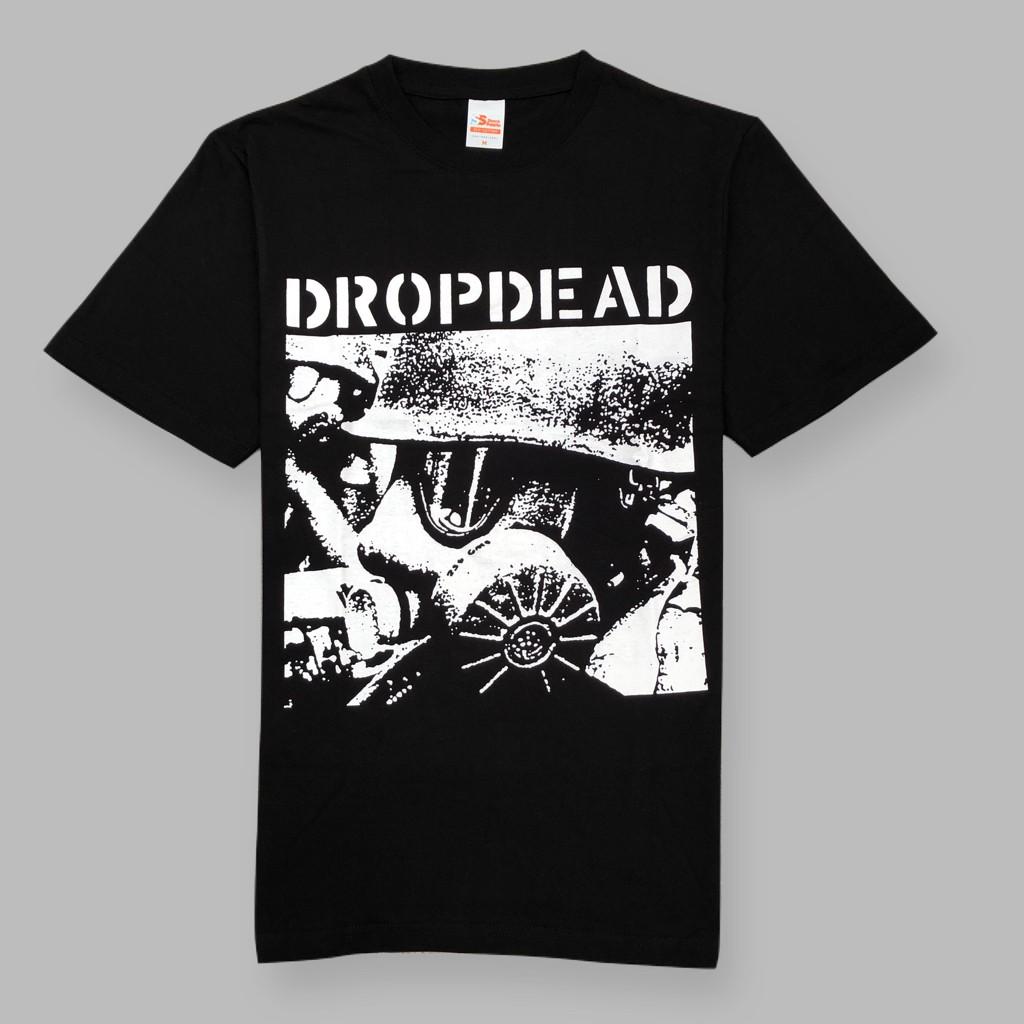 KAOS BAND DROPDEAD/ T SHIRT DROPDEAD / DROPDEAD MERCHANDISE, Fesyen