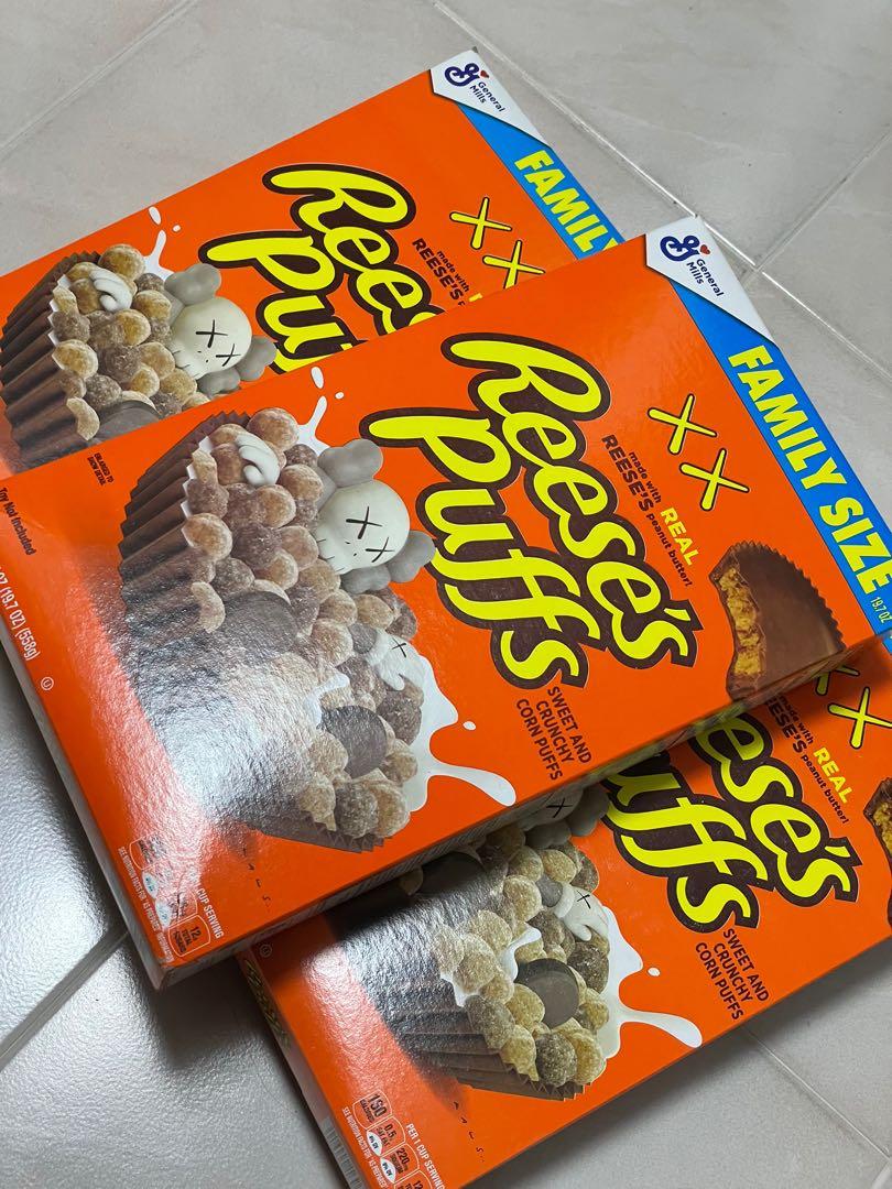 KAWS Reese’s puffs, Food & Drinks, Packaged & Instant Food on Carousell