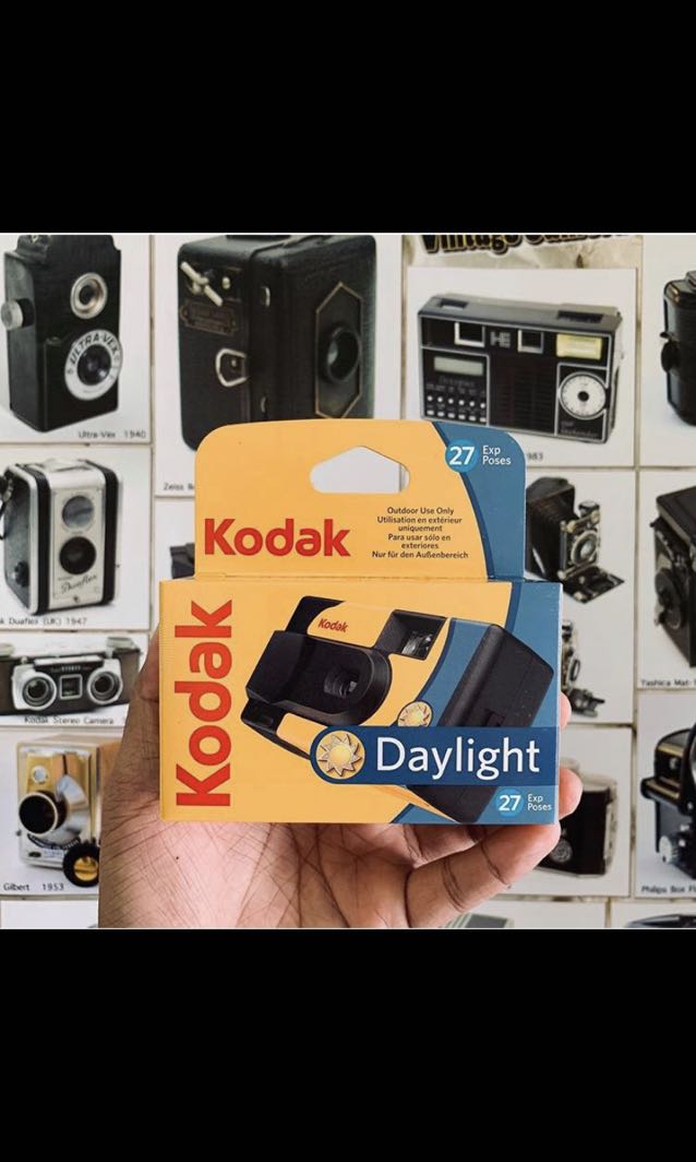 Kodak disposable camera, Photography, Cameras on Carousell