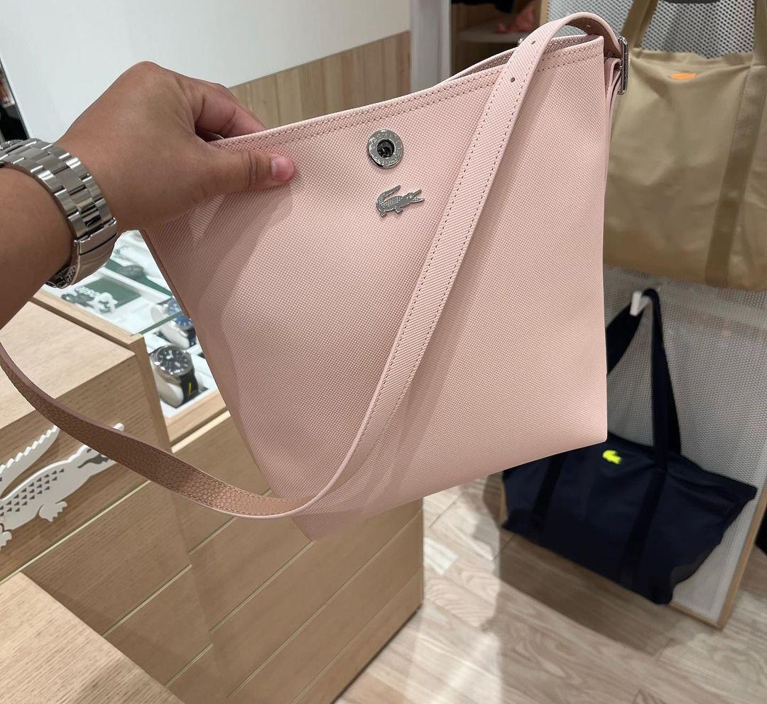 Lacoste Hobo Bag, Women's Fashion, Bags & Wallets, Crossbody Bags on Carousell