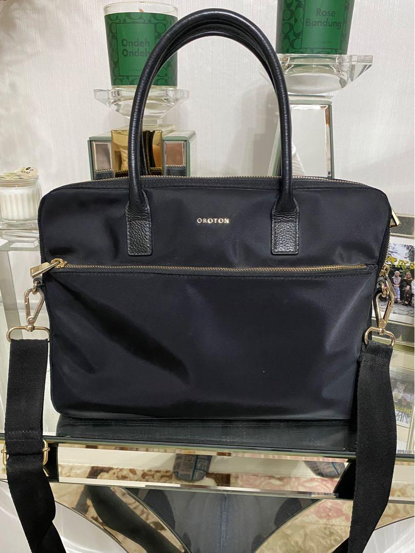 Laptop / document bag Oroton, Luxury, Bags & Wallets on Carousell
