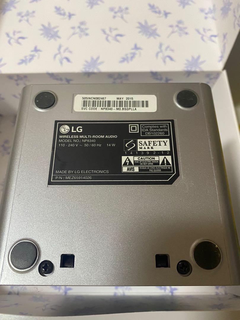 LG XBOOM Wireless Multi Room Audio System [ H3 ] NP834o, Audio