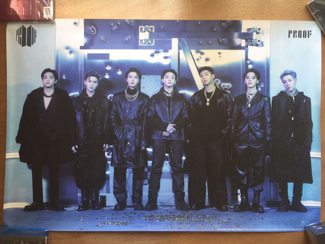 防彈少年團BTS Proof Standard Edition 韓國版海報Poster 84.1 x 56.4