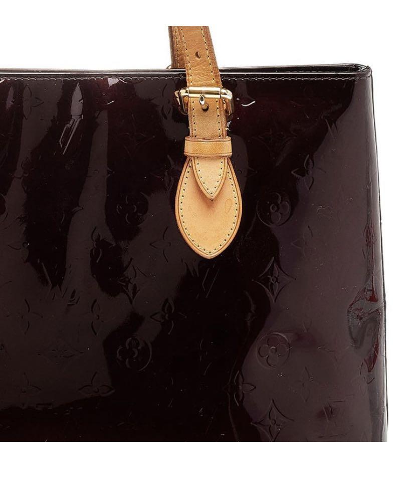 Brentwood patent leather tote Louis Vuitton Purple in Patent leather -  27544876
