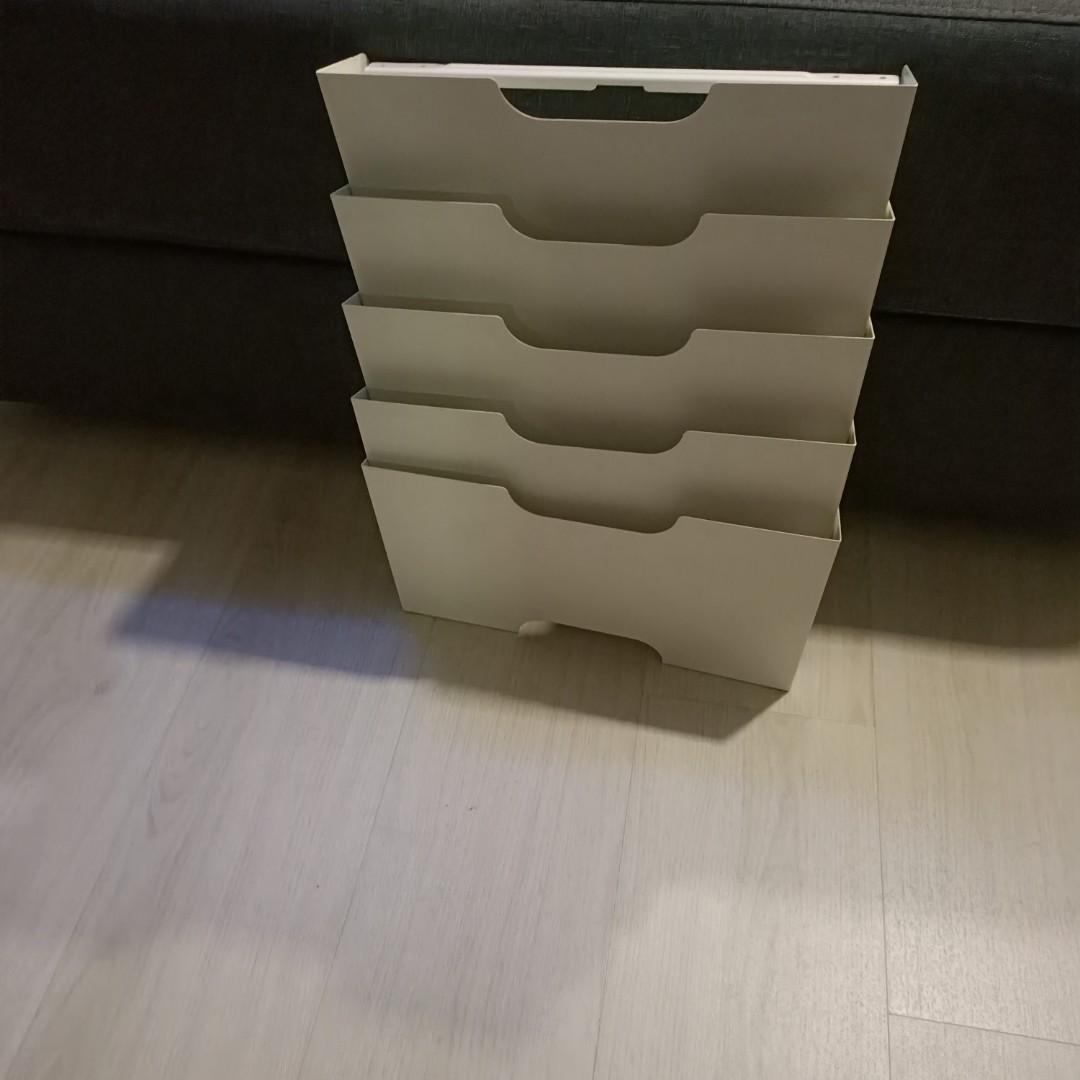 Magazine rack, Ikea Kvissle, Furniture & Home Living, Furniture