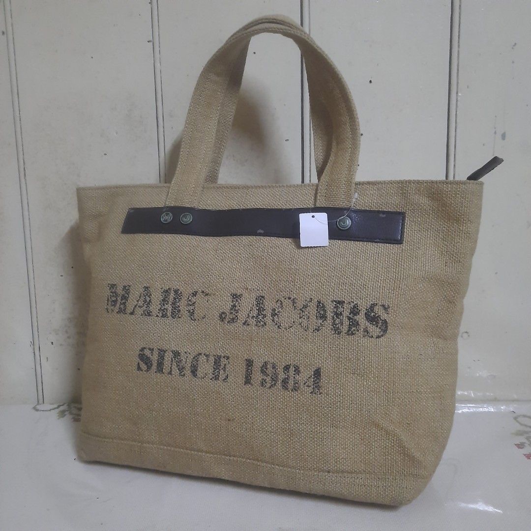 marc jacobs burlap tote