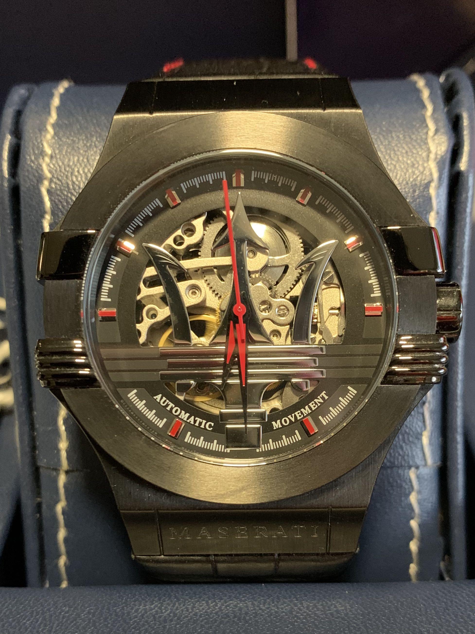 Maserati top skeleton watch
