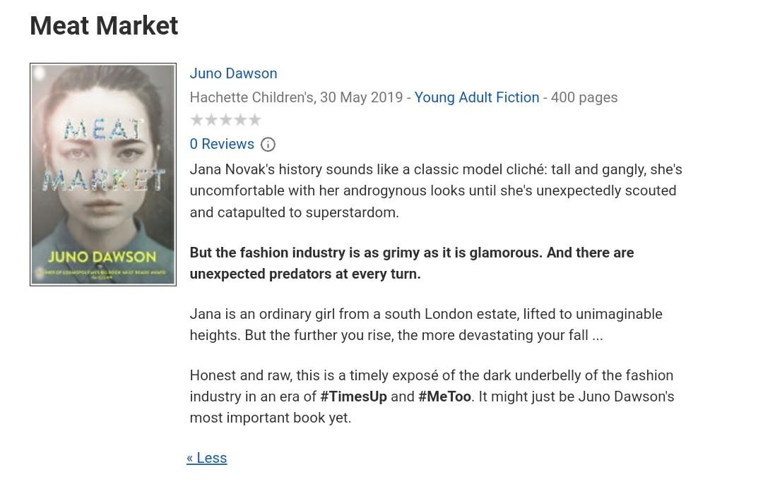 Meat Market by Juno Dawson, Hobbies & Toys, Books & Magazines