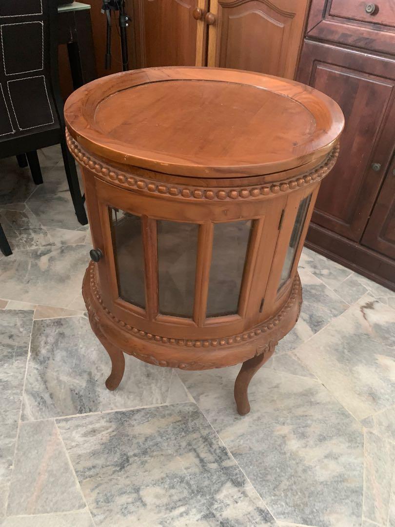 meja antik. classic rare item., furniture & home living, furniture