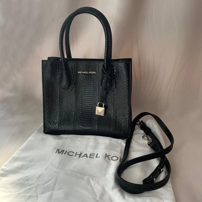 Michael kors mercer snakeskin best sale