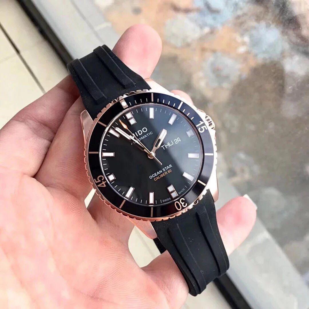 Mido ocean star . rose gold diver men watches not tissot  oris ball seiko casio, Men's Fashion, Watches & Accessories, Watches on  Carousell