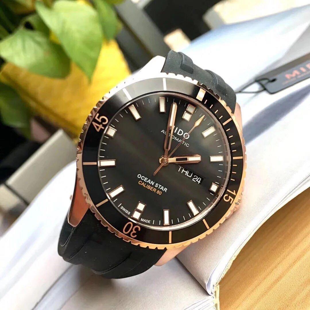 Mido rose gold watch new arrivals
