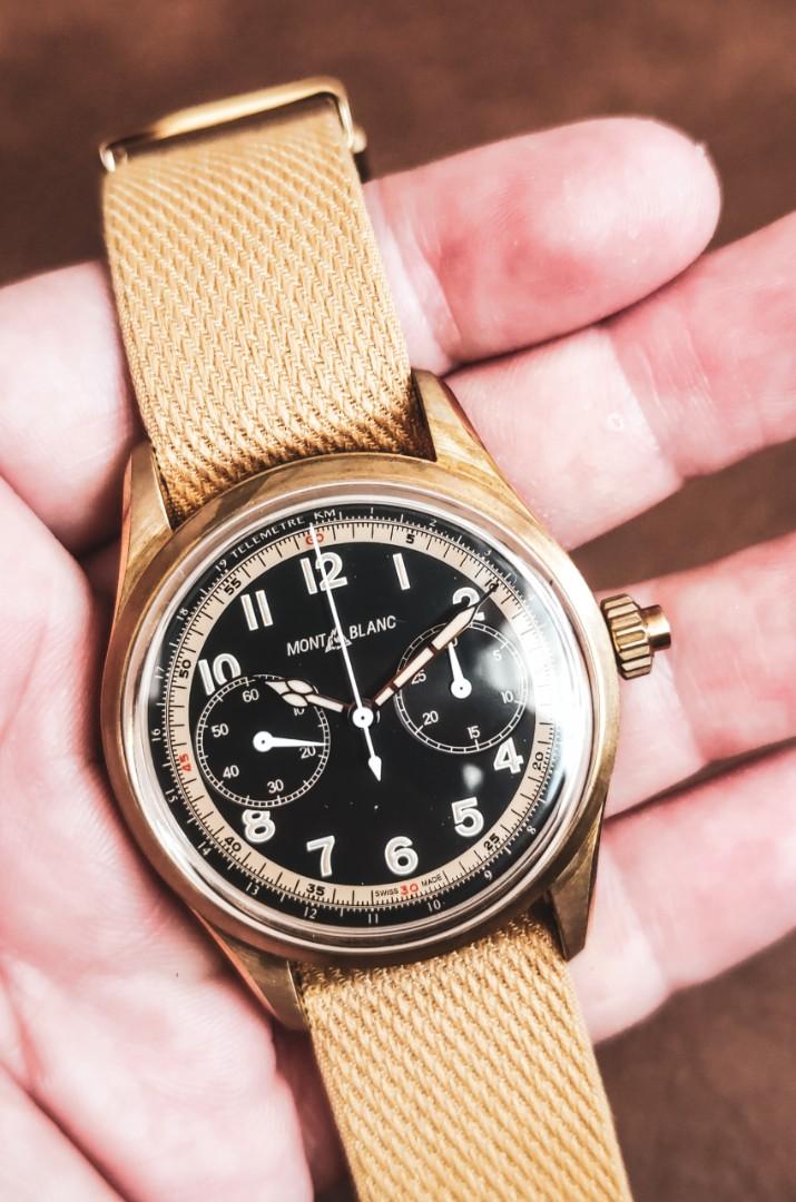 Montblanc 1858 chronograph 2025 bronze