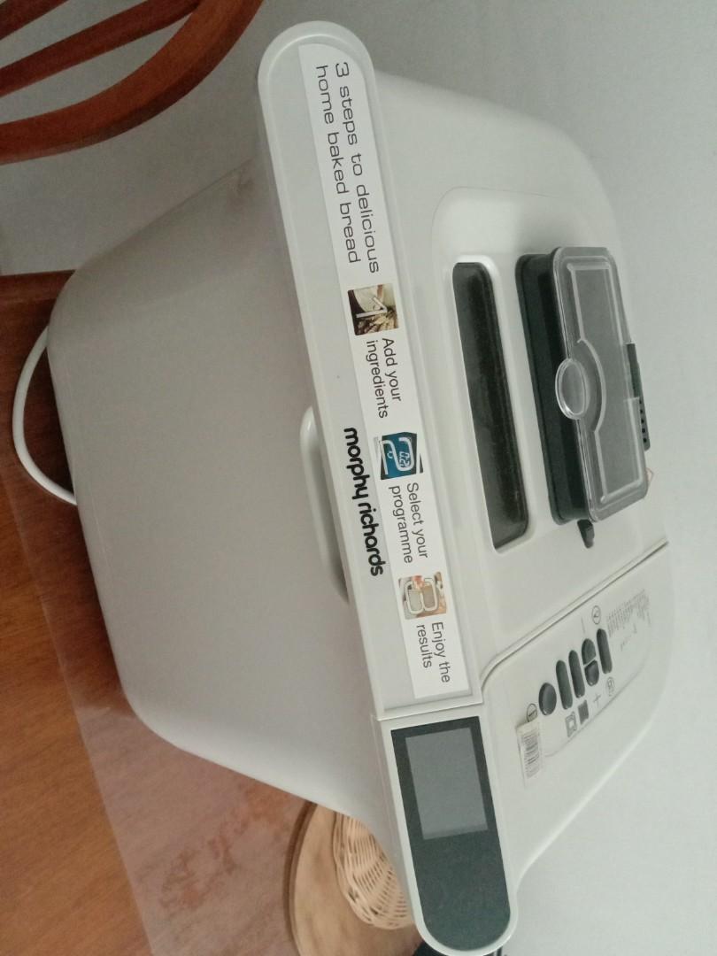 morphy richards bread maker 48323