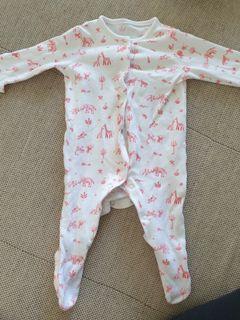 Mothercare footed sleepsuit