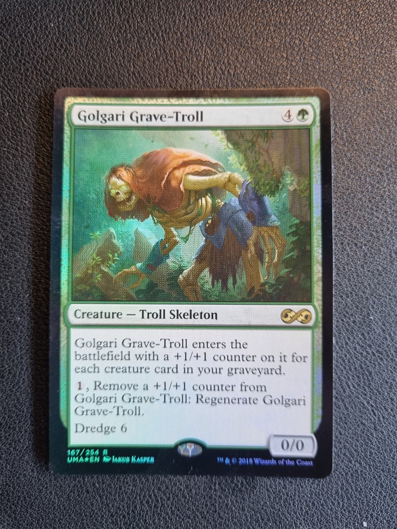 MTG Golgari GraveTroll (UMA, FOIL), Hobbies & Toys, Toys &