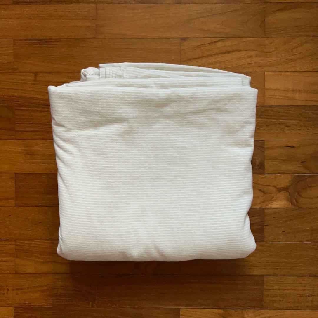 MUJI, Uniqlo Washed cotton duvet cover (S/SS), AIRism Grey Duvet Cover