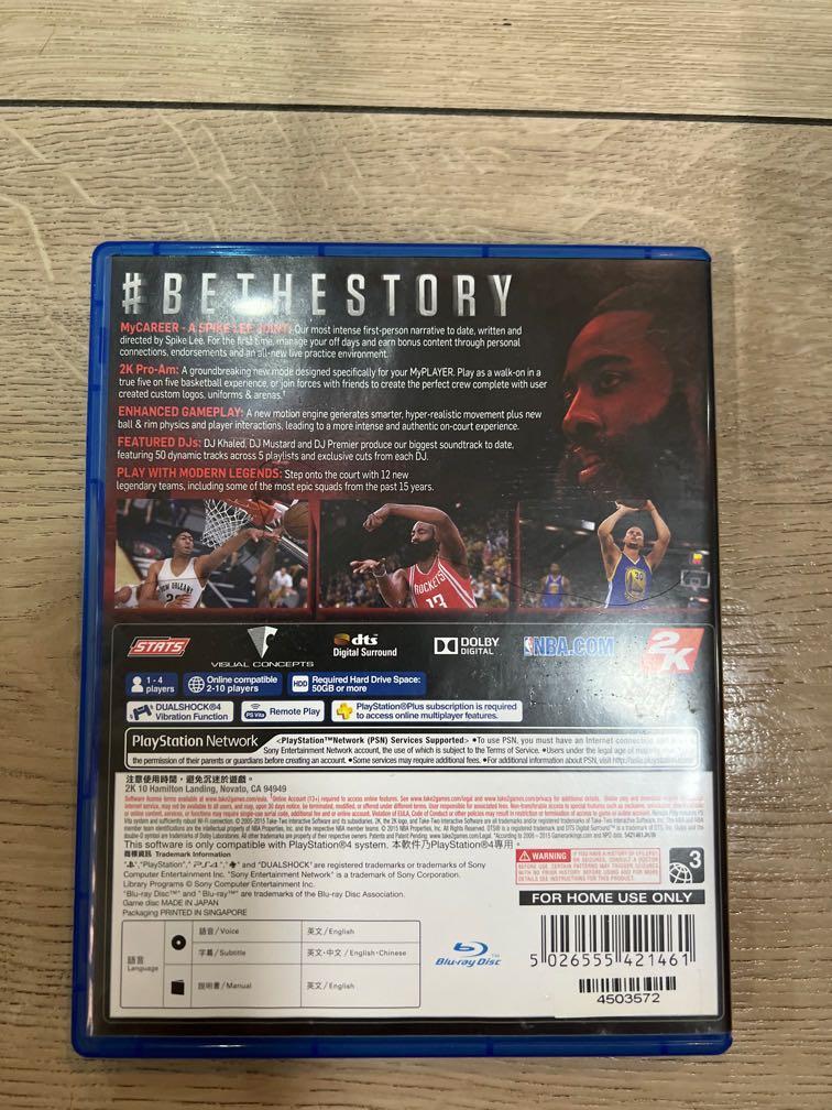 NBA2K 16 PS4 (Category: PlayStation) located in Quezon City. Submitted by starg888 (Listing ID 1168839374, Image 3). Description: Nba 2k16 Ps4.